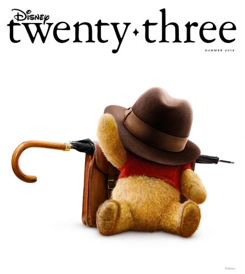 Summer 2018 Disney twenty-three cover - Christopher Robin